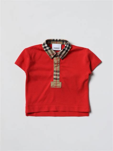 red burberry toddler shirt|Burberry kids outlet online.